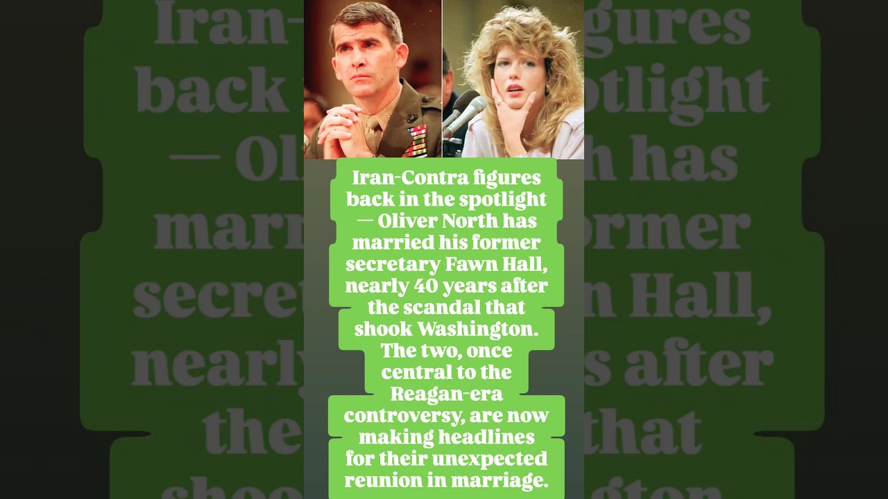 "Iran-Contra Scandal Couple Reunite After 40 Years 💍🔥"