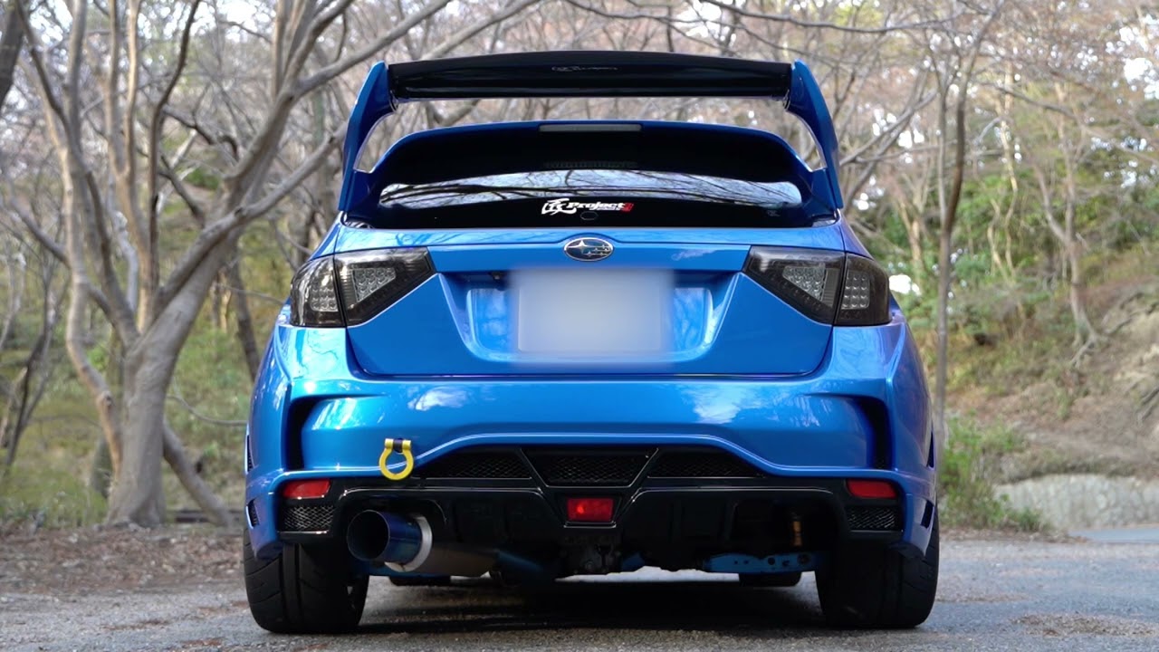 近藤エンジニアリング 【極】フルチタンマフラー ECV開閉 インプレッサ WRX STI【GRB】