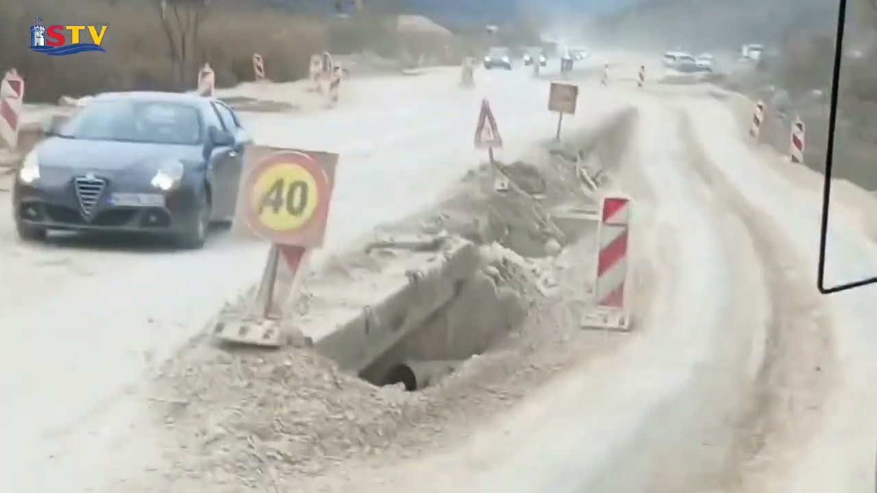 Bulevar Tivat - Jaz (Budva) izgradnja, februar 2026