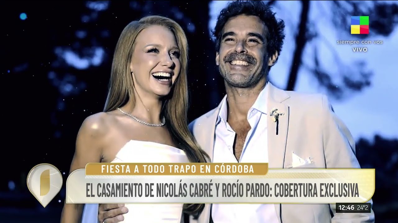 💍 TODA LA INTIMIDAD DE LA BODA DE NICOL&Aacute;S CABR&Eacute; Y ROC&Iacute;O PARDO