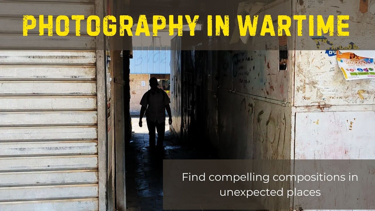 Photowalk in Israeli shopping area during war with Iran