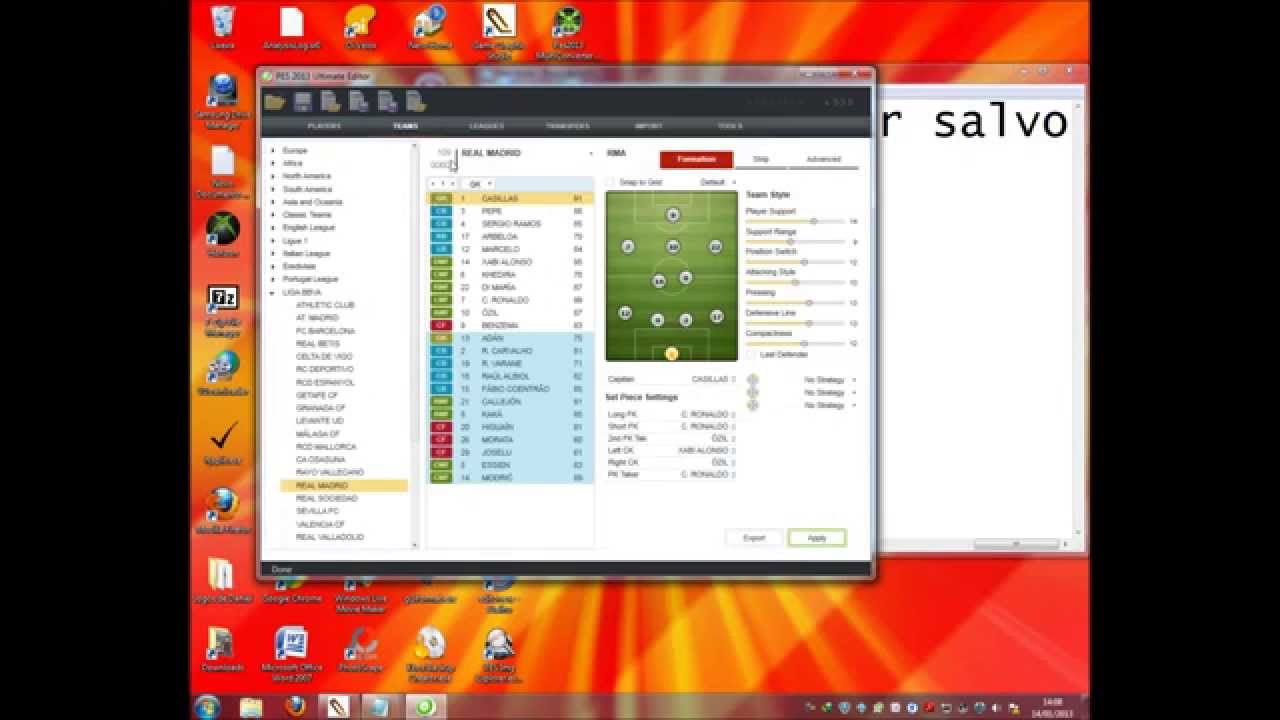 Como converter e editar a database do Pes 2013 Xbox 360