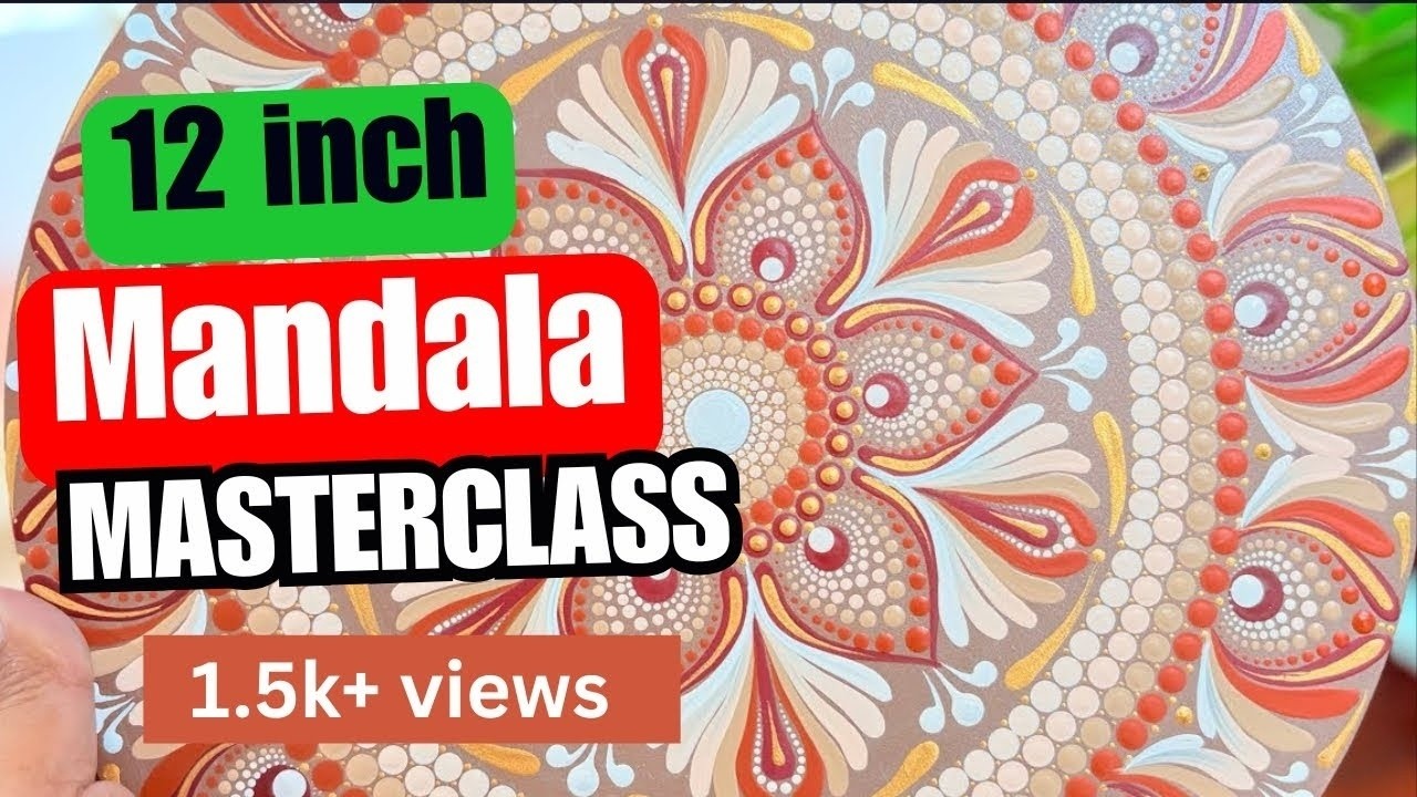2025 Learn dot mandala step by step tutorial #mandala 2025