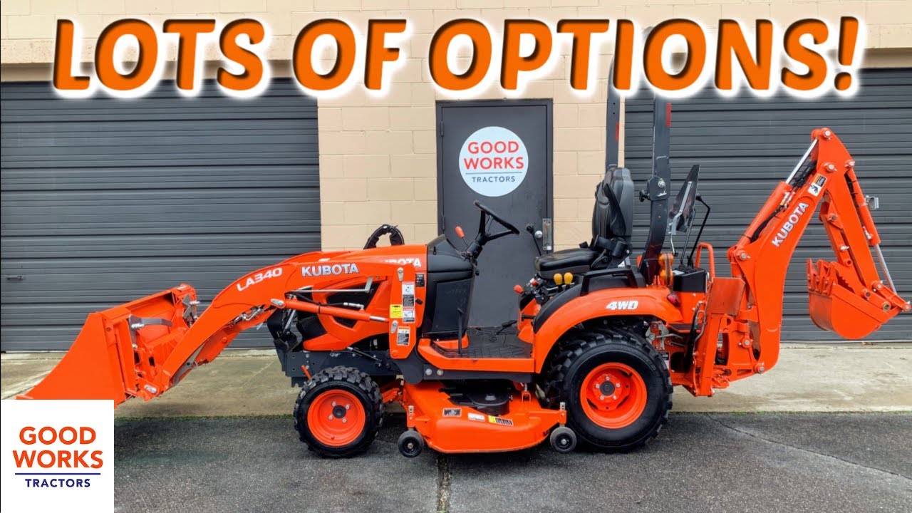 Options For Kubota BX23s BX2380 BX2680 Tractors! Backhoe Thumb, 3rd Function, Bolt-on Cutting Edge!