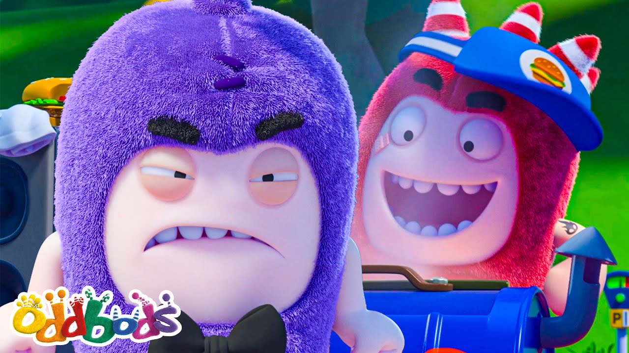 Grease vs. Class! | Oddbods - Comedy Chaos | Cartoons for Kids