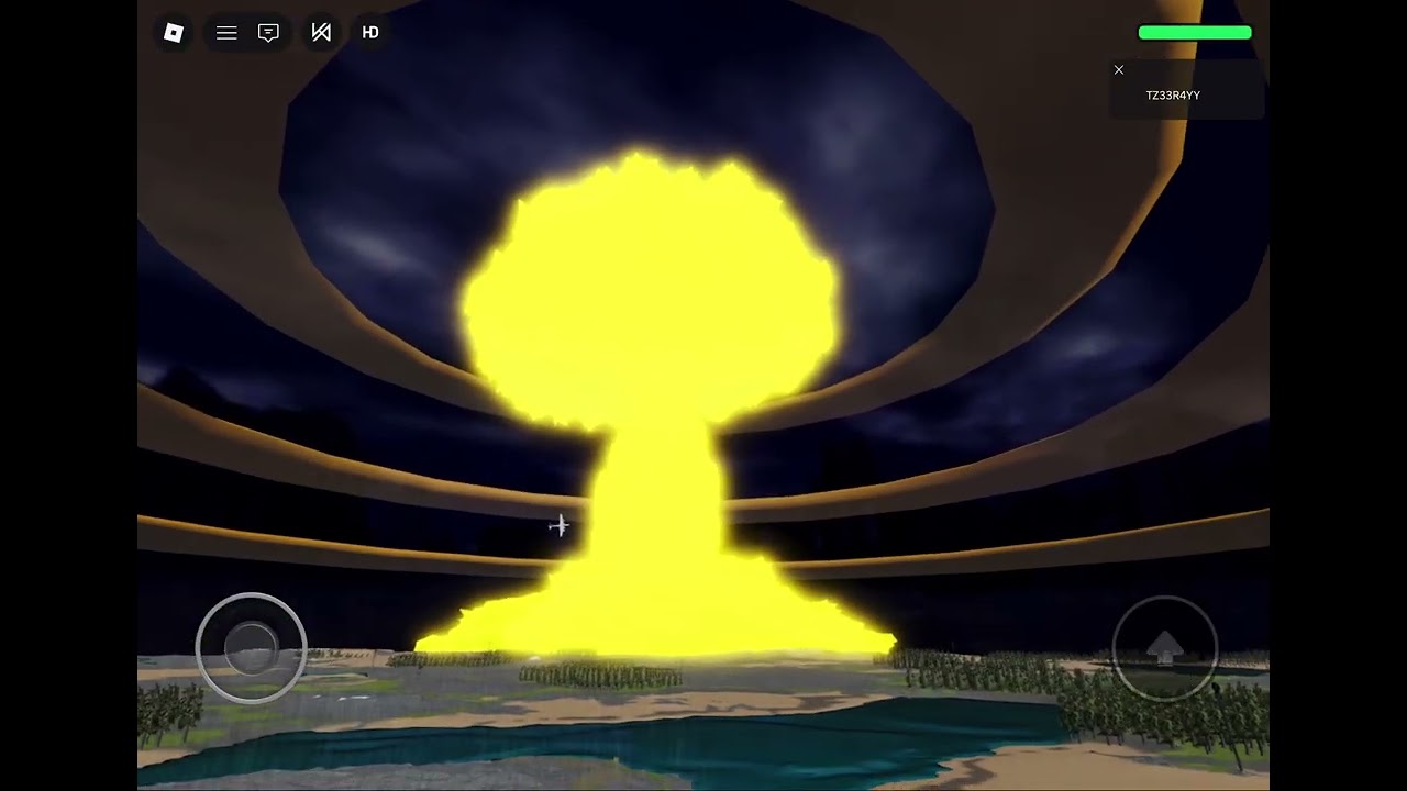 Roblox Realistic Nuclear/Hydrogen Bomb Testing Video