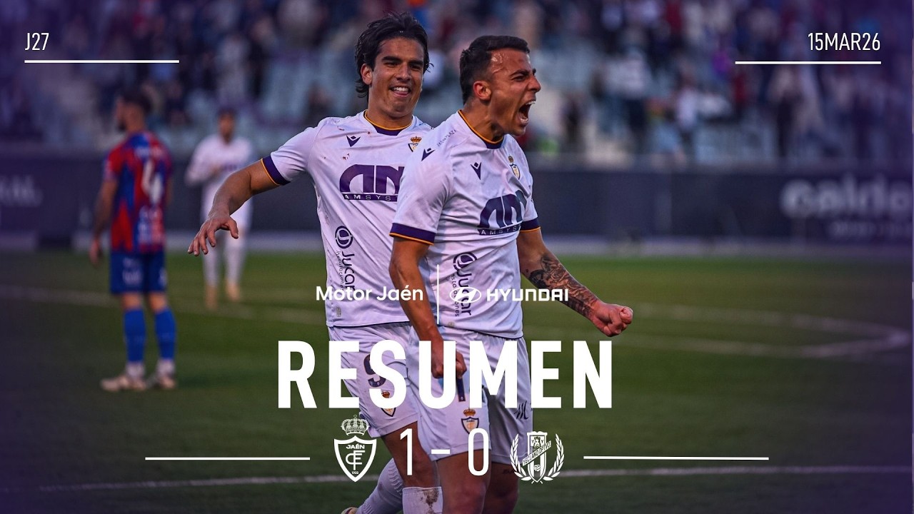 RESUMEN I Real Jaén C F  1 - 0 Yeclano Deportivo