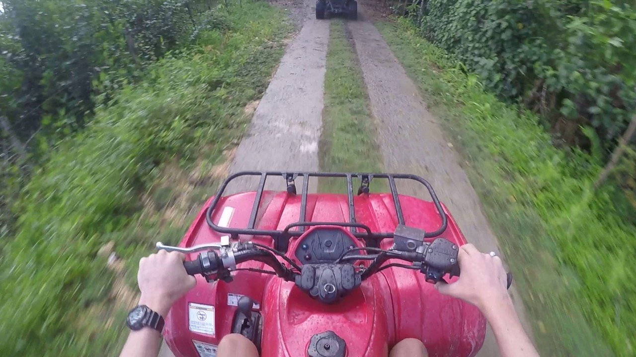 yamaha grizzly 350cc morning drive