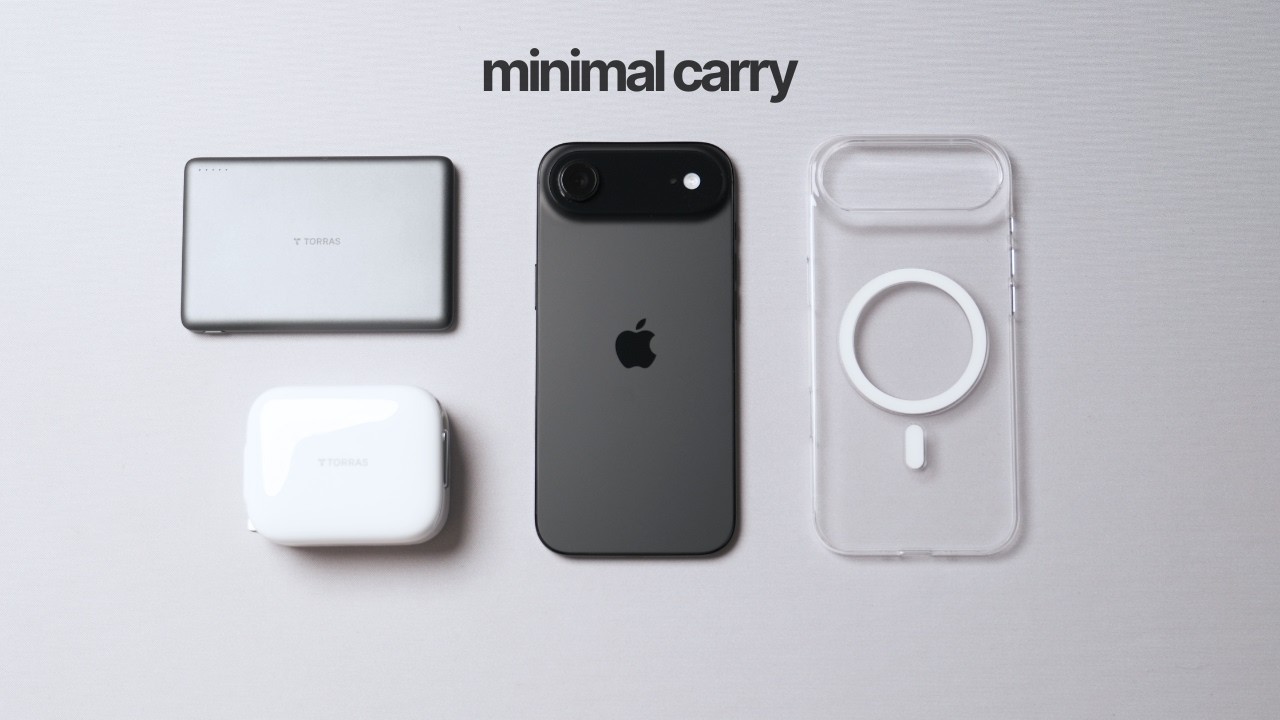 Черные аксессуары для iPhone 17 Air для идеального минималистичного образа