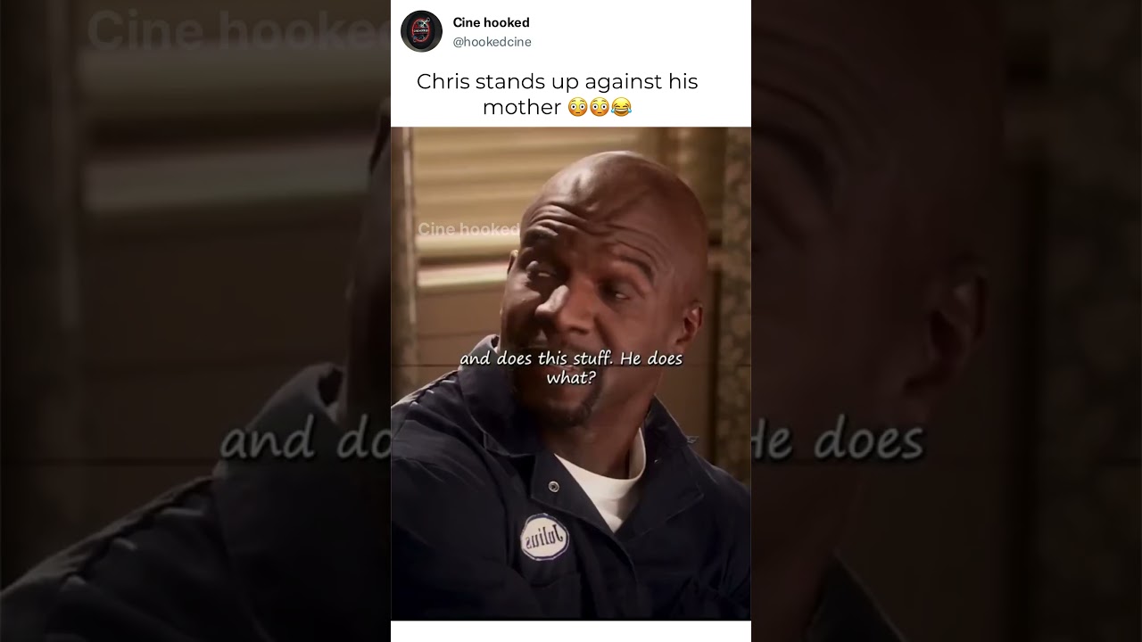 Chris stands up against his mother 😳😳😂#youtubeshorts #music #movie #trending