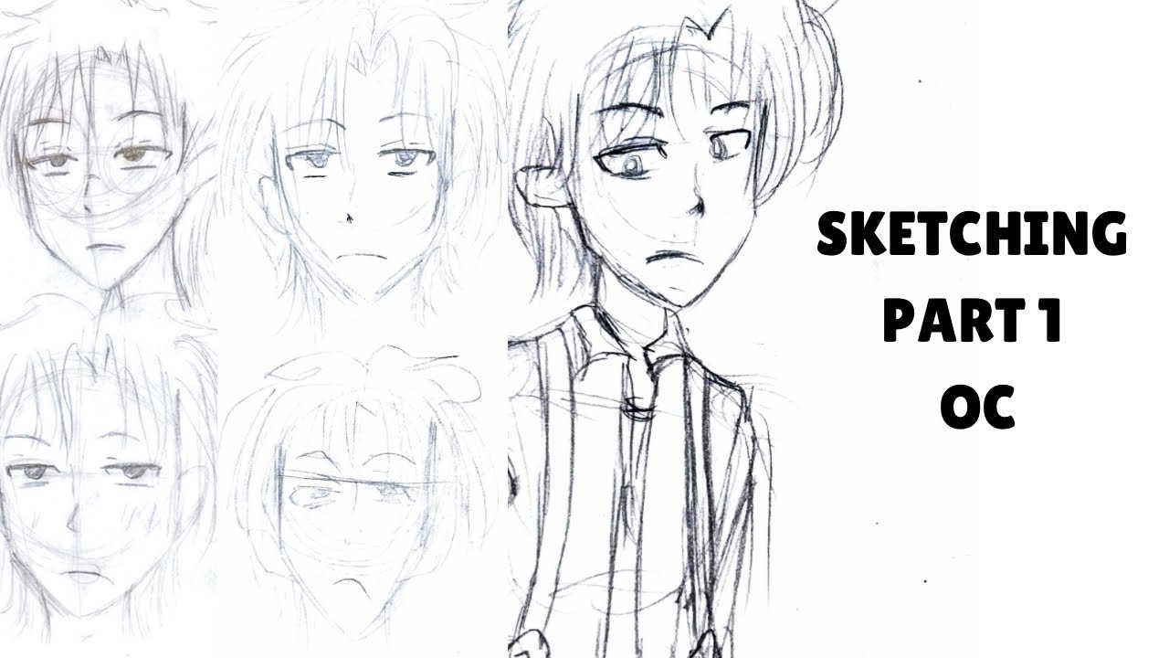 Project #1 Peter: Sketching my own original character | PART 1 || Marian Aducayen