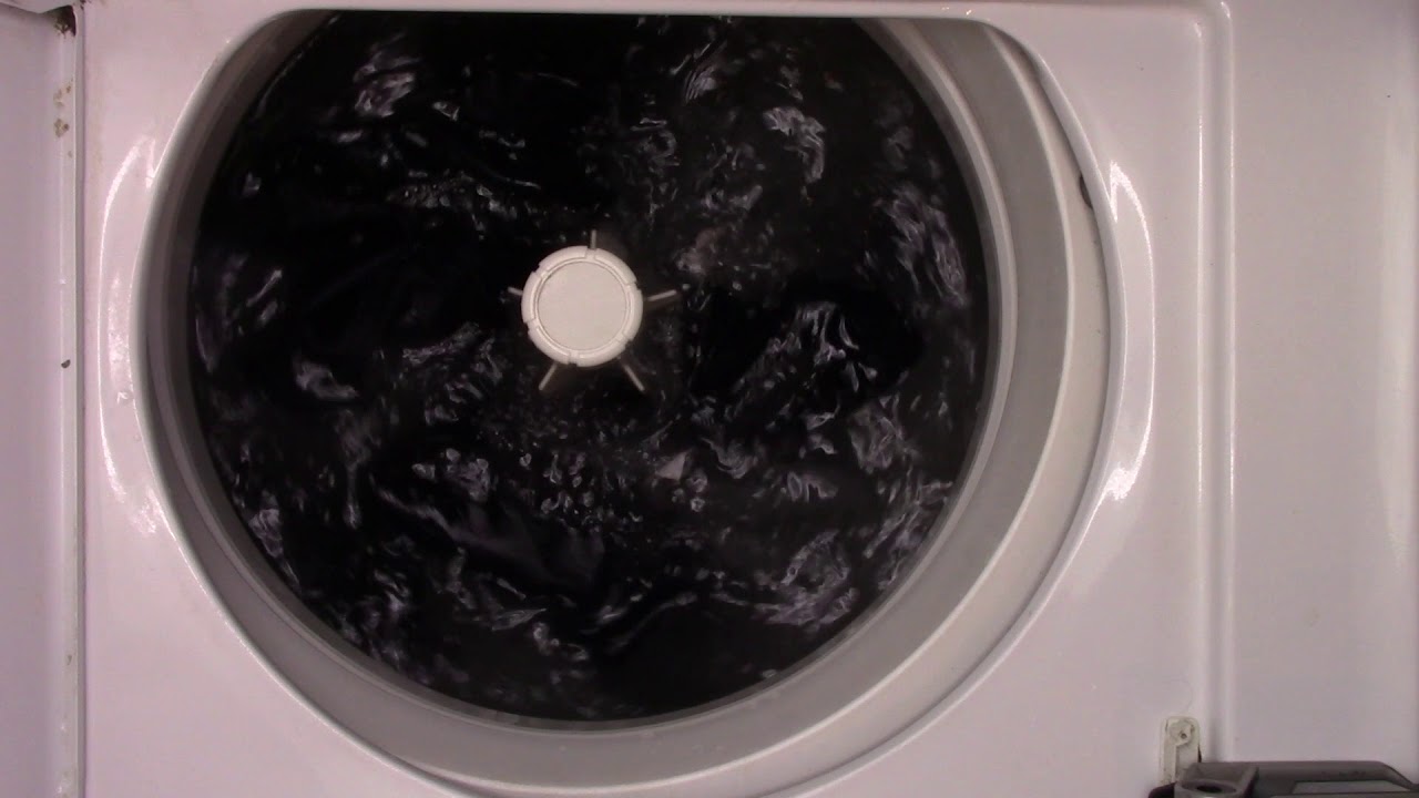 Full Wash: Vintage Frigidaire Horizon 2000 Washer  Work Pants and Shirts
