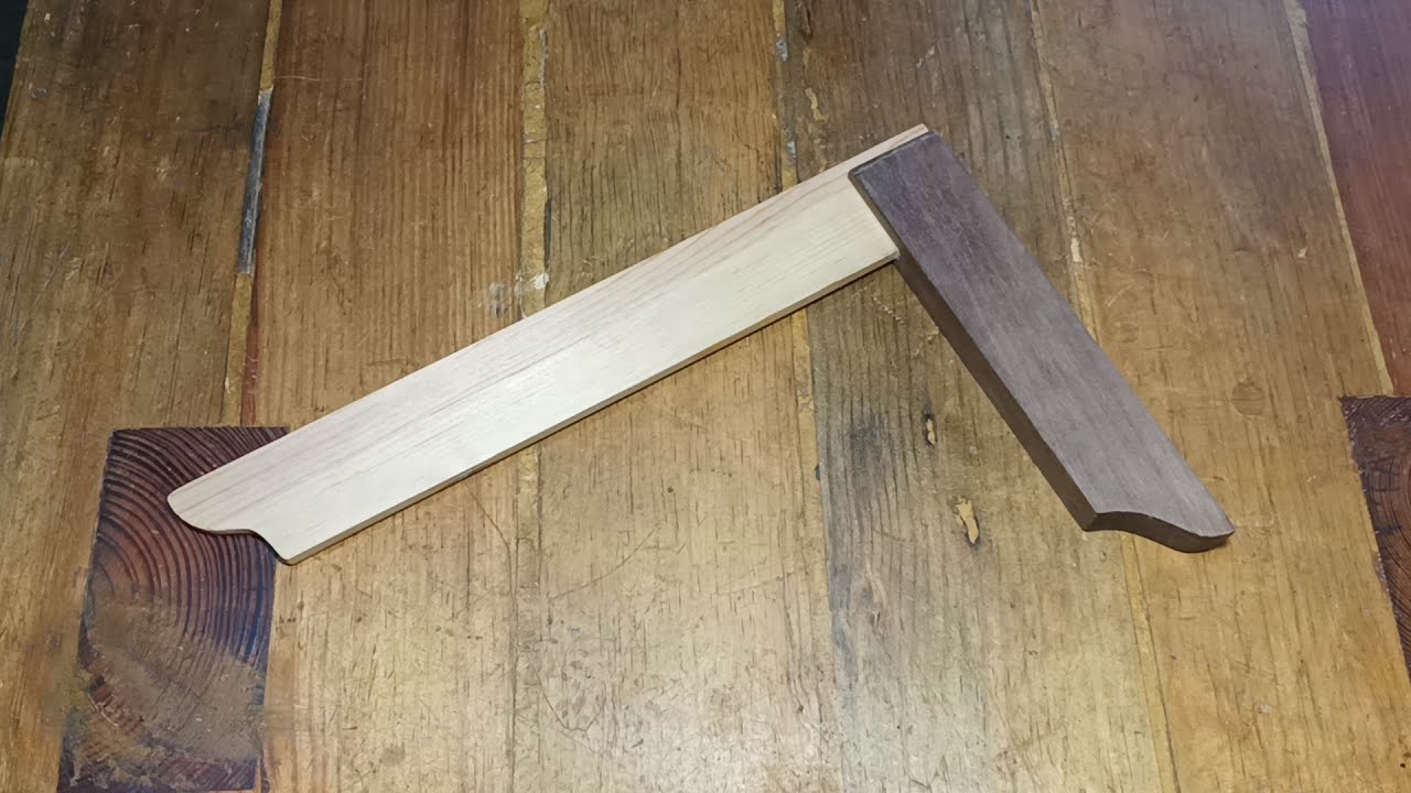 Como hacer una Escuadra de madera precisa. Make a nice square for your workshop.