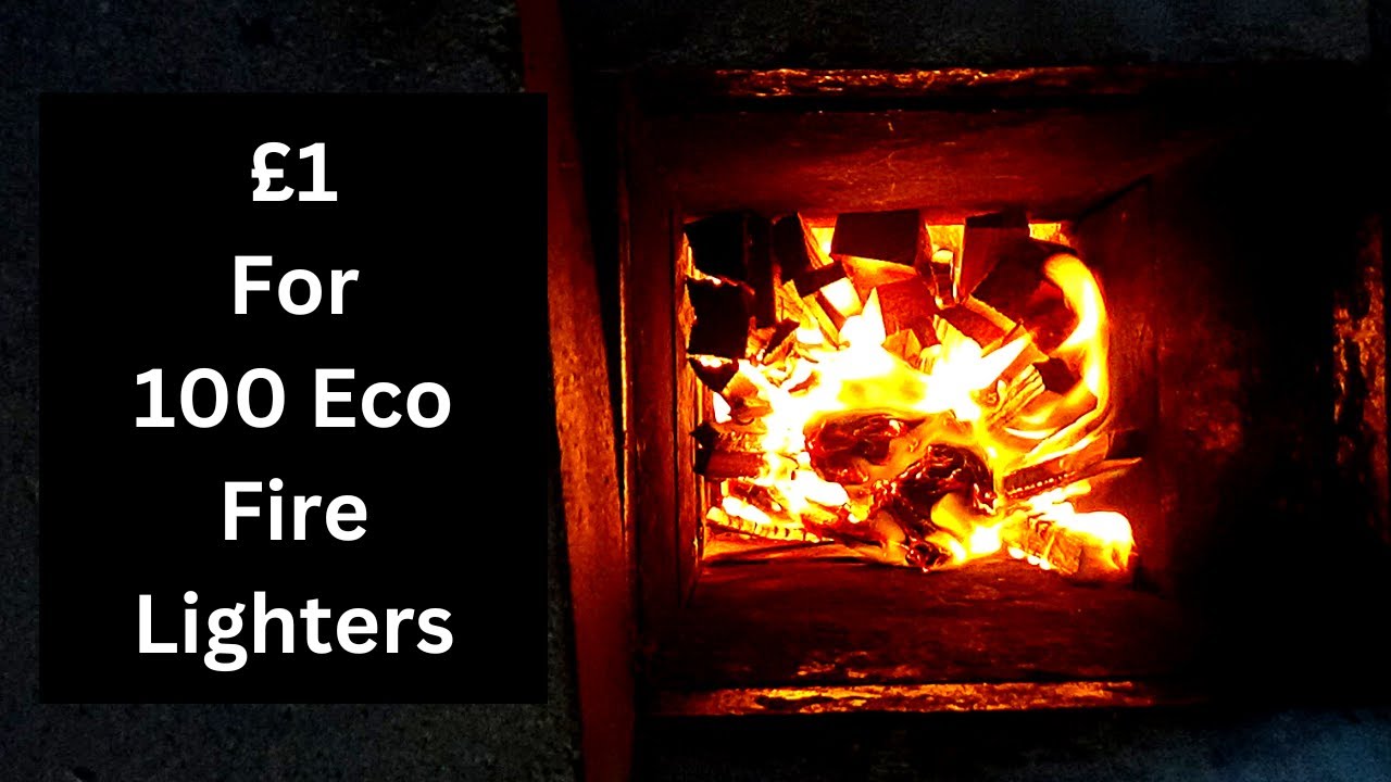 Make your own fire lighters.  100 eco fire lighters for under £1
