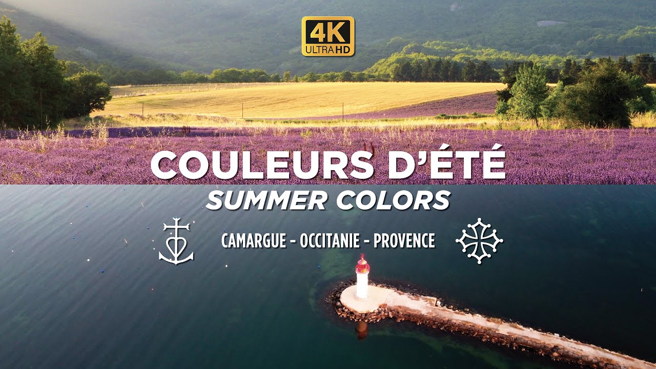 Couleurs d'Été / Summer Colors in Provence, Camargue, Occitanie [4K]