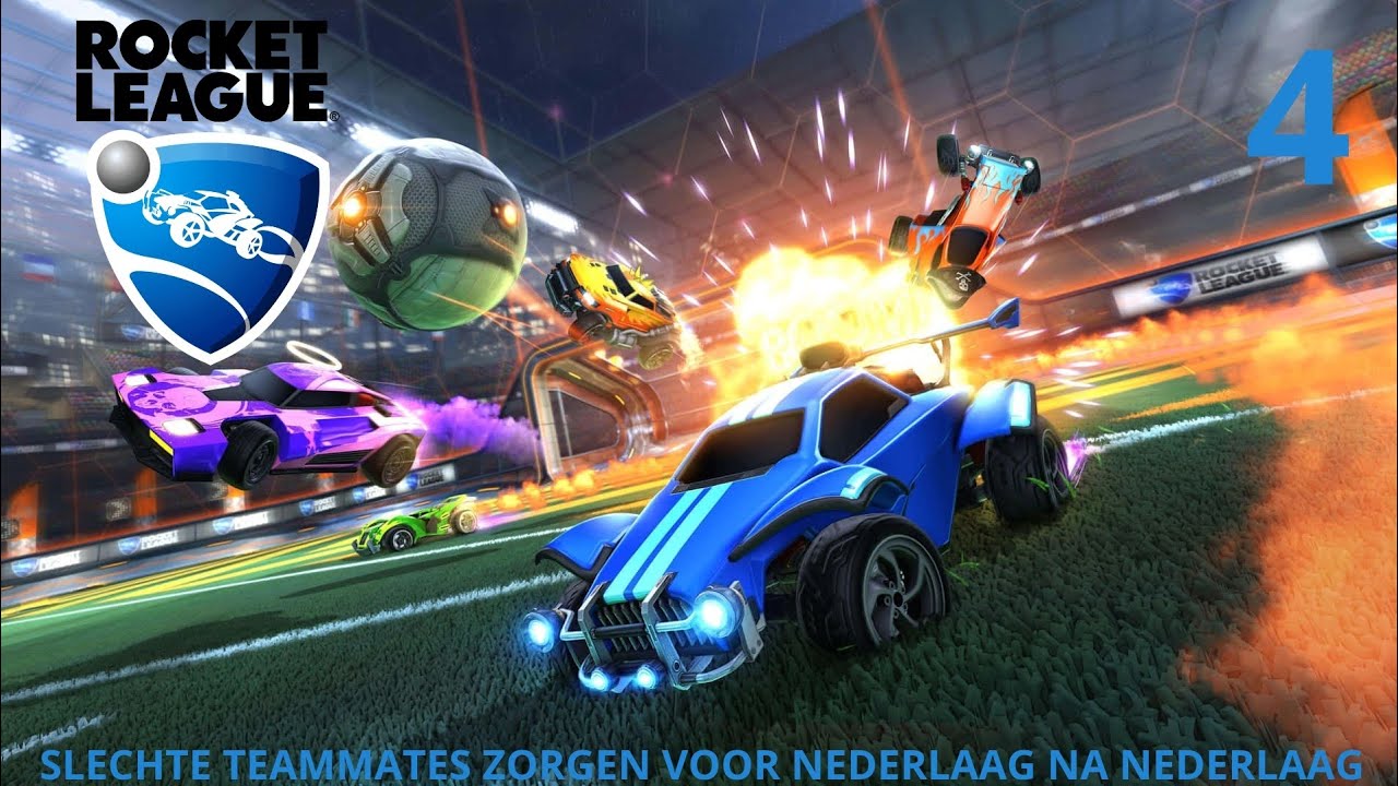 SLECHTE TEAMMATES ZORGEN VOOR NEDERLAAG NA NEDERLAAG! | ROCKET LEAGUE #4