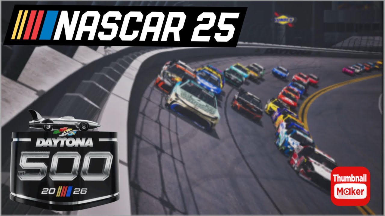 NASCAR 25 2026 DAYTONA 500 with Tyler reddick