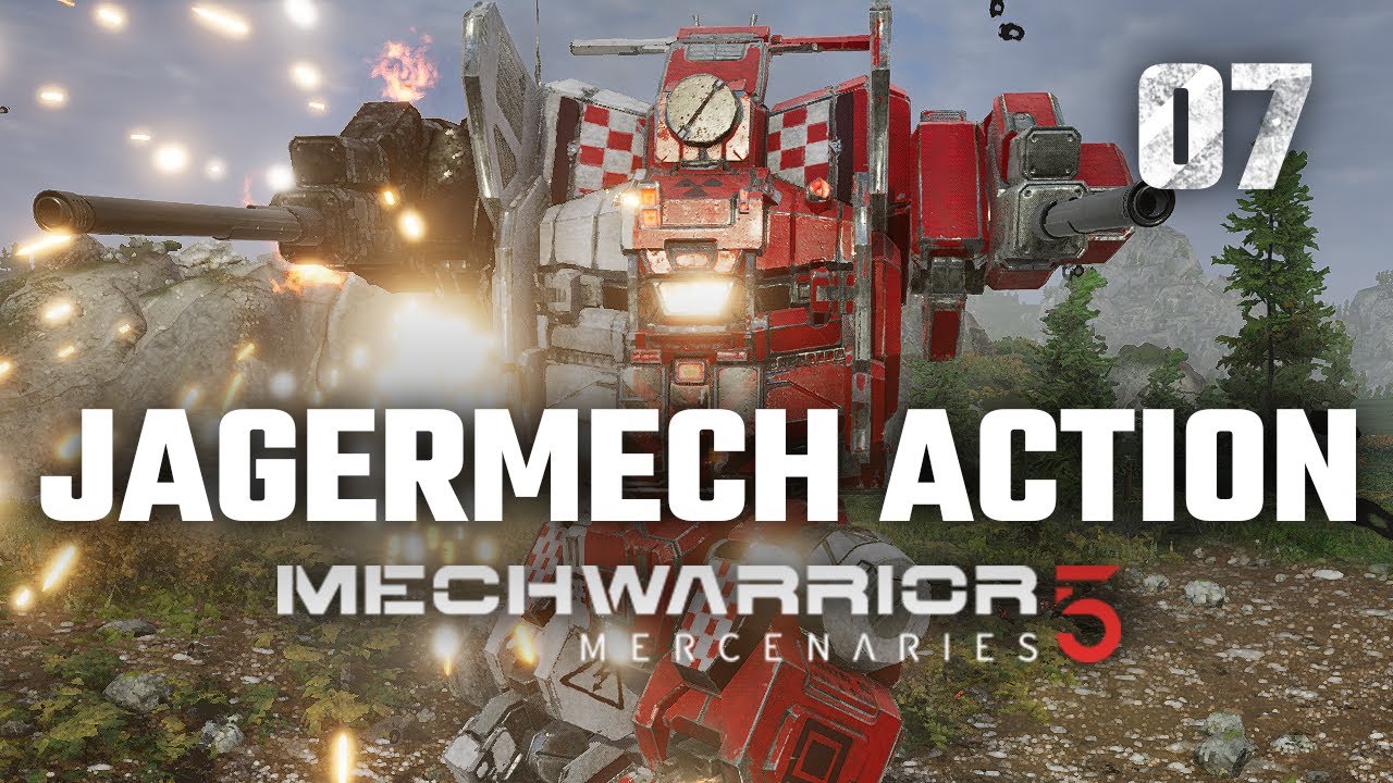 Jagermech Action | Mechwarrior 5: Mercenaries | Full Campaign Playthrough | Episode #7