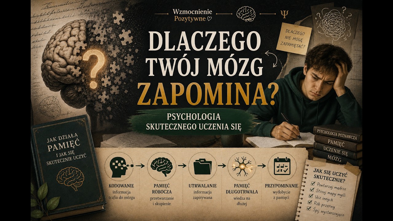 Pamięć i uczenie się | Psychologia poznawcza w pigułce