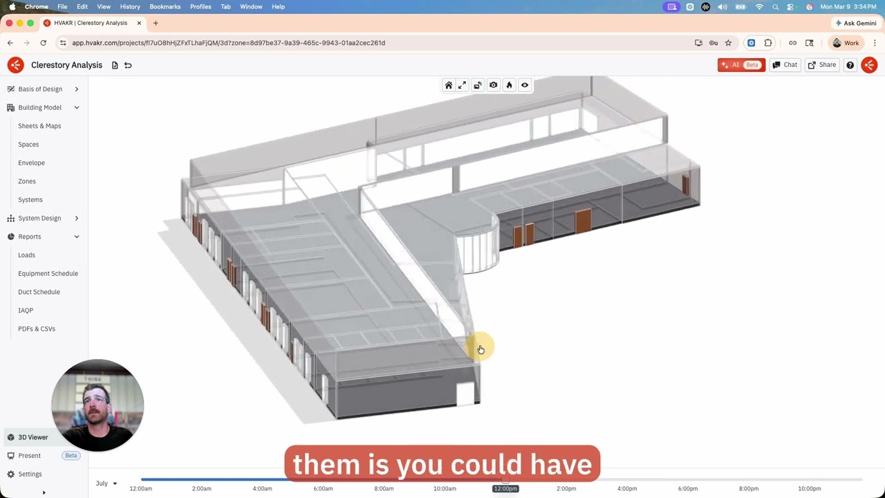 HVAKR: Clerestory Modeling Analysis