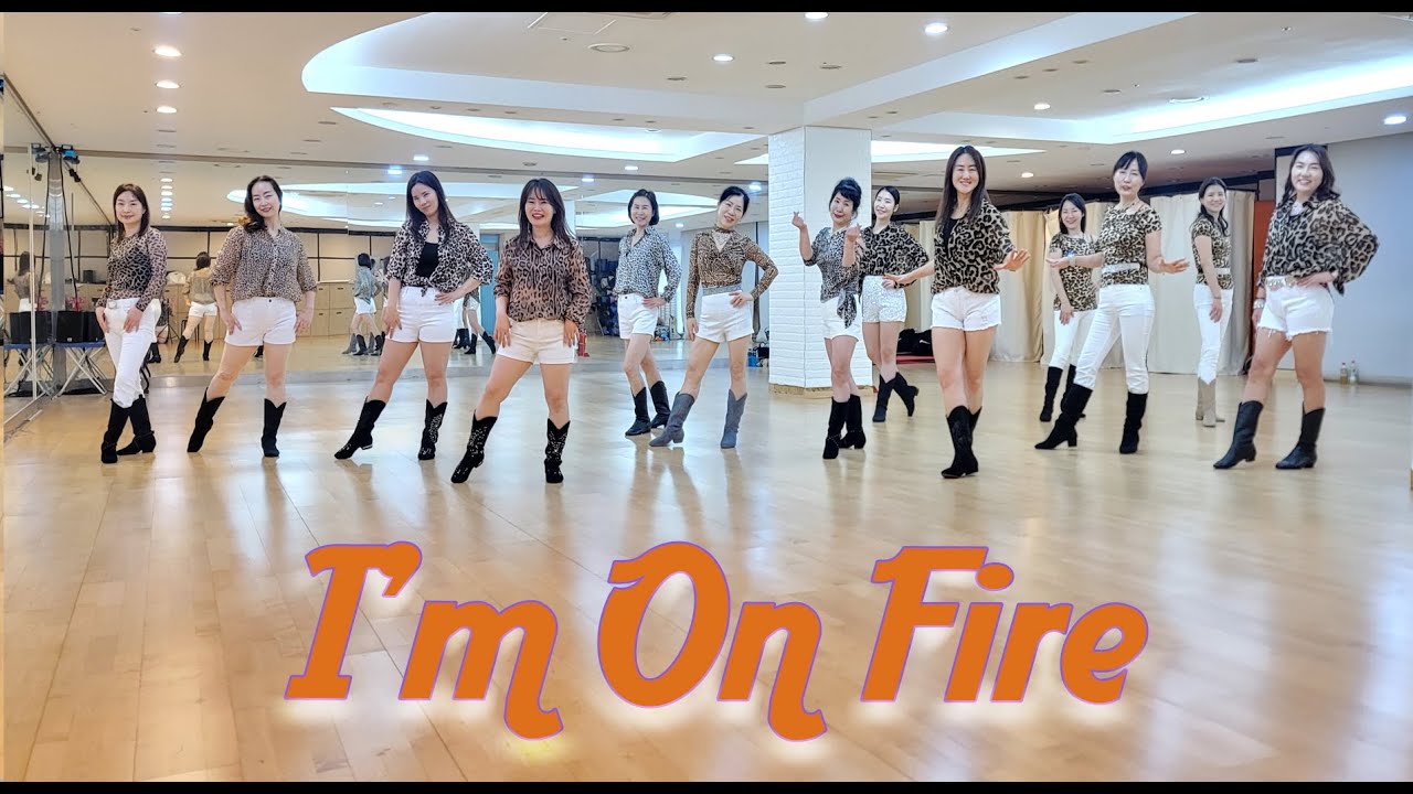 I'M ON FIRE - IMPROVER LINEDANCE (Debbie Mabbs & Lorraine Monahan)