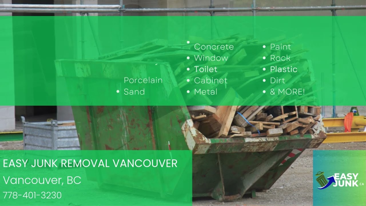 Construction Debris Removal Services - Easy Junk Removal Vancouver