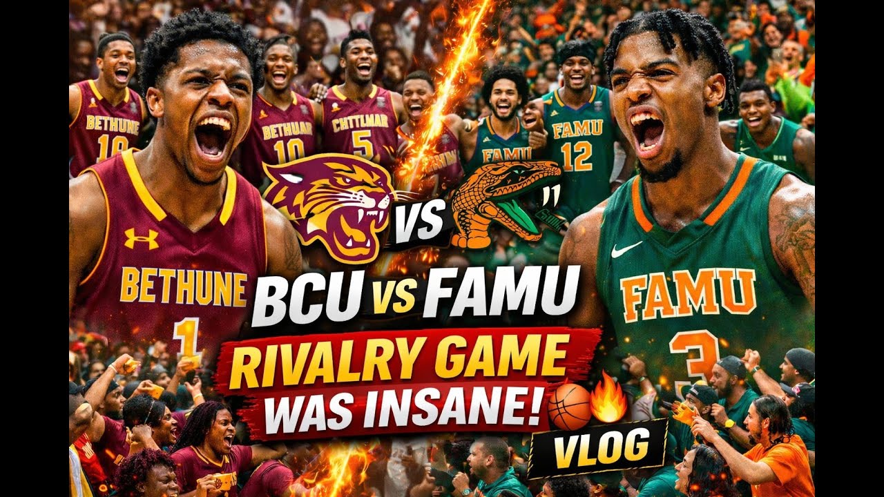 🏀🔥 BCU vs FAMU RIVALRY GAME VLOG 🔥🏀  Who's gonna take it home?!