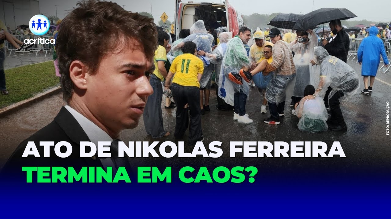 RAIO EM ATO DE NIKOLAS FERREIRA: 4 PESSOAS SEGUEM INTERNADAS