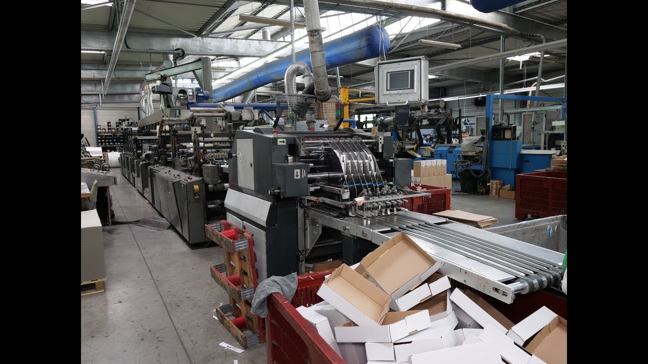 Rotatek FXFX2 7 colors Flexi label press with laminator and Screen printer from 2003
