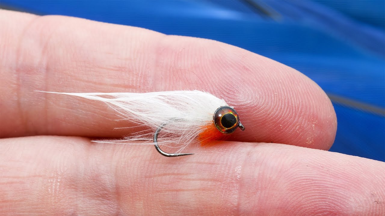 Deadly White CDC Micro Streamer -Trout love this fly!