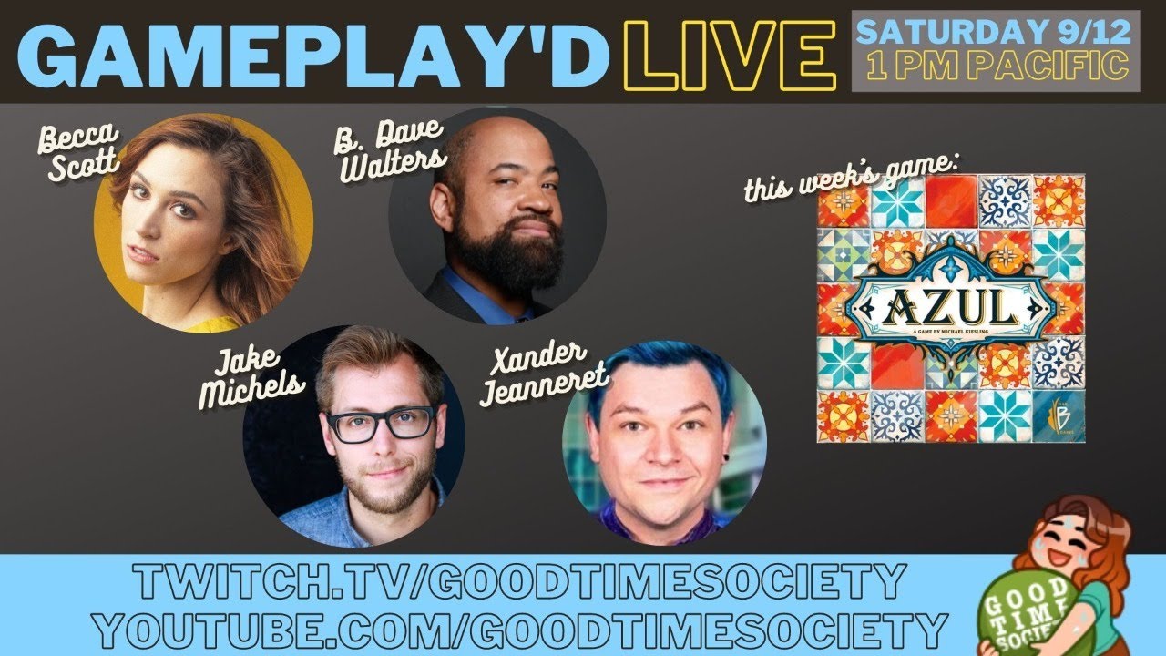 AZUL | Gameplay'd LIVE | Xander, B.Dave, Jake, Becca