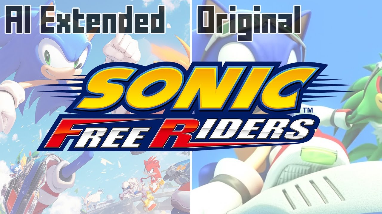 Sonic Free Riders theme song, but the intro is continued by AI