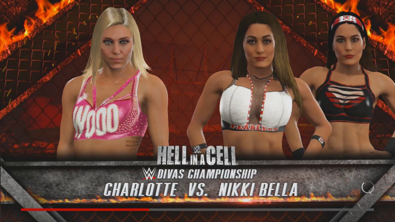 WWE 2K17 - Charlotte vs Nikki Bella- Divas Championship Match