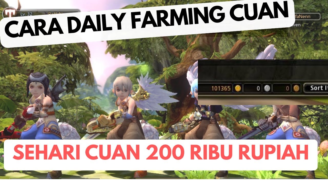 Sehari Cuan Sampai 200K , Tips Daily Farming Dan Saran Persiapan Cap 40. Dragon Nest Classic SEA