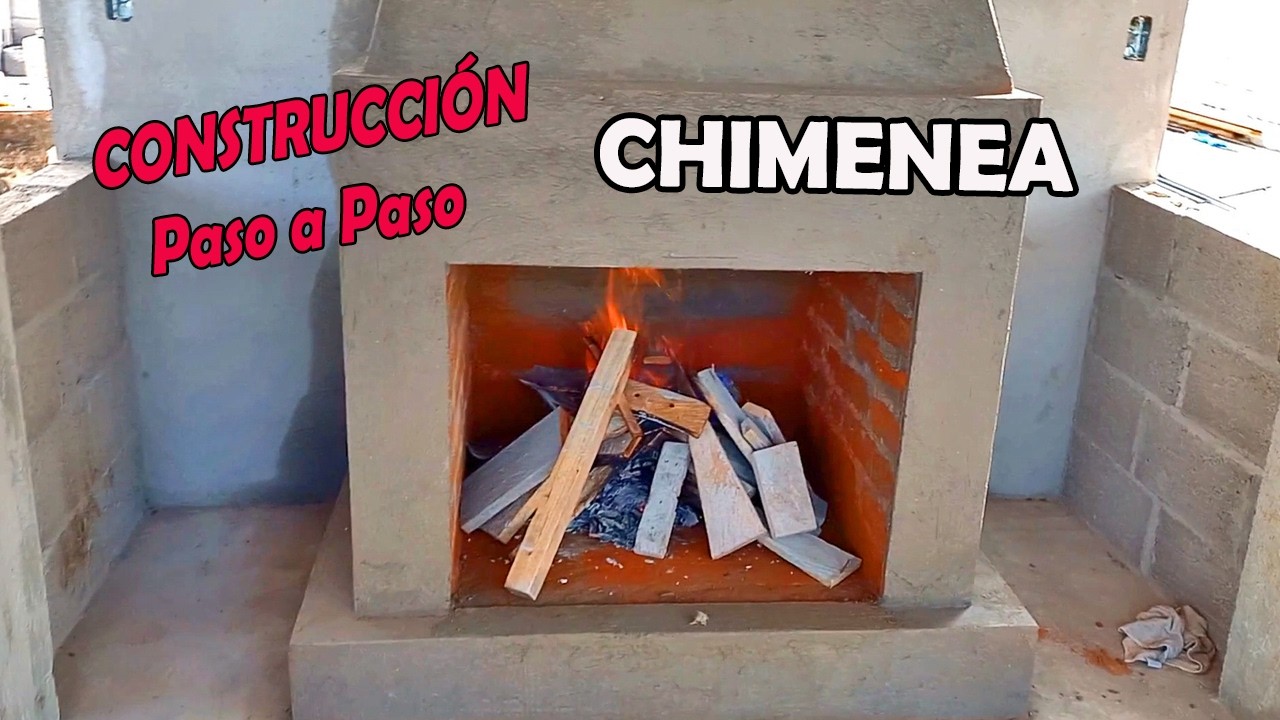 CONSTRUCCIÓN DE CHIMENEA DE LADRILLOS | TUTORIAL PASO A PASO