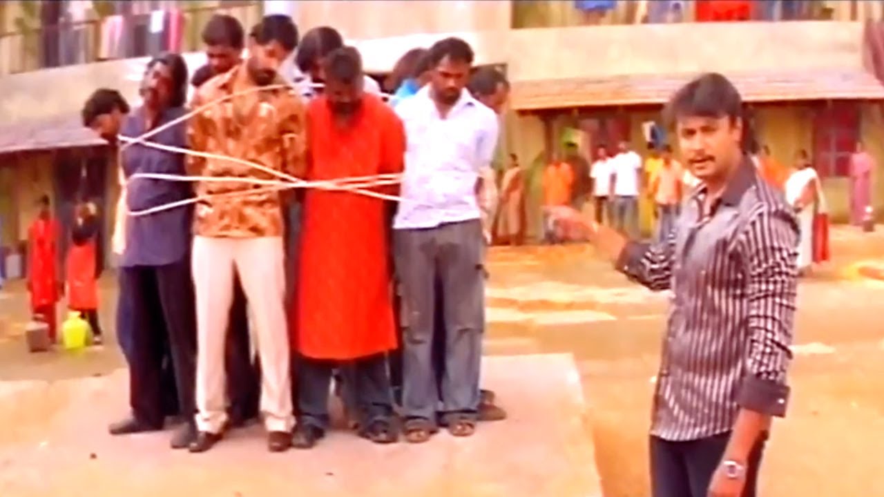 ಶೌರ್ಯ ಕನ್ನಡ ಚಲನಚಿತ್ರ ಭಾಗ 4 | Darshan Caught All Rowdies in Village | Shourya Kannada Movie Part 4