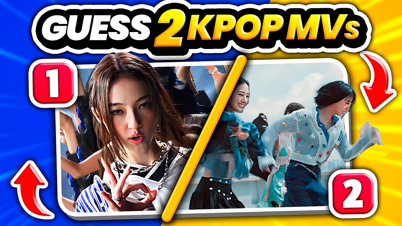 GUESS THE 2 KPOP MVs: SAME GROUP EDITION! ✨ | KPOP QUIZ 2025