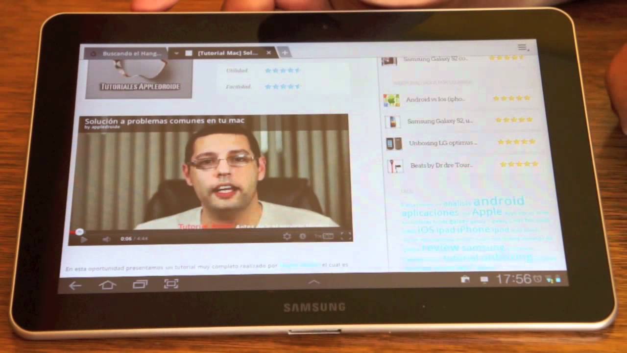 Samsung Galaxy Tab 10.1 Unboxing y completo análisis