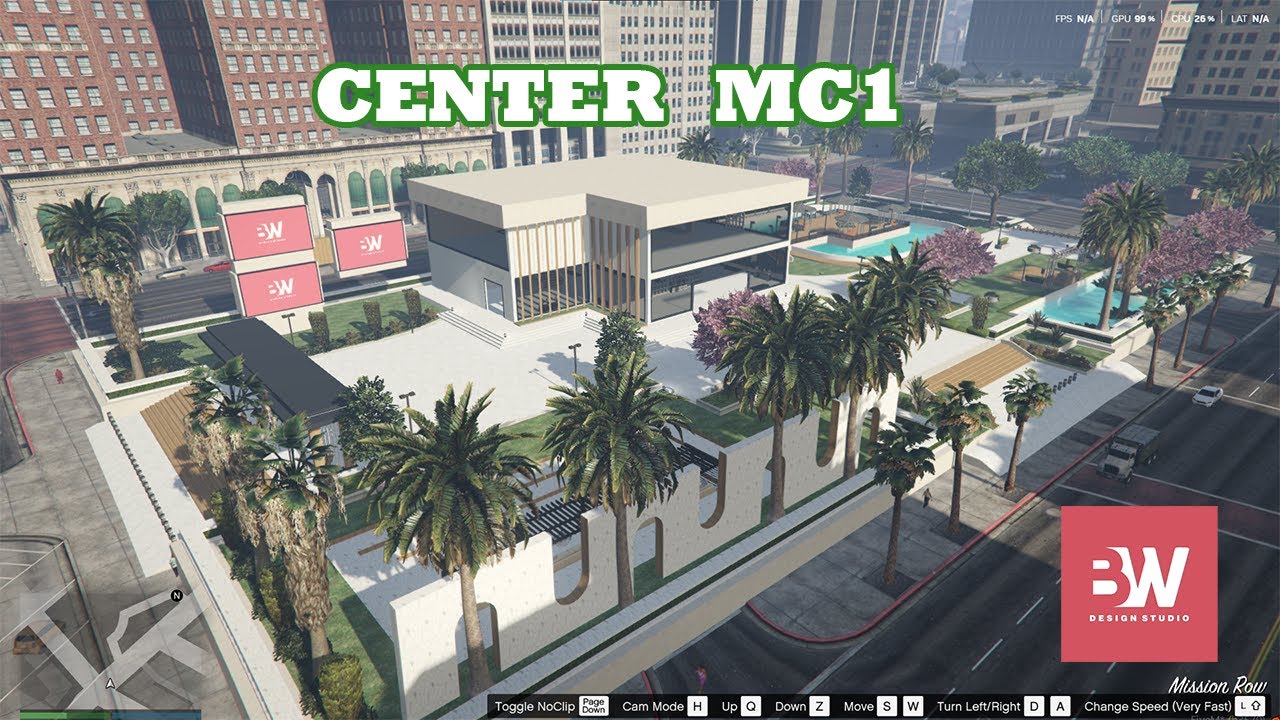 CENTER MC1    map  GTA V FiveM Maps By MICHAEL