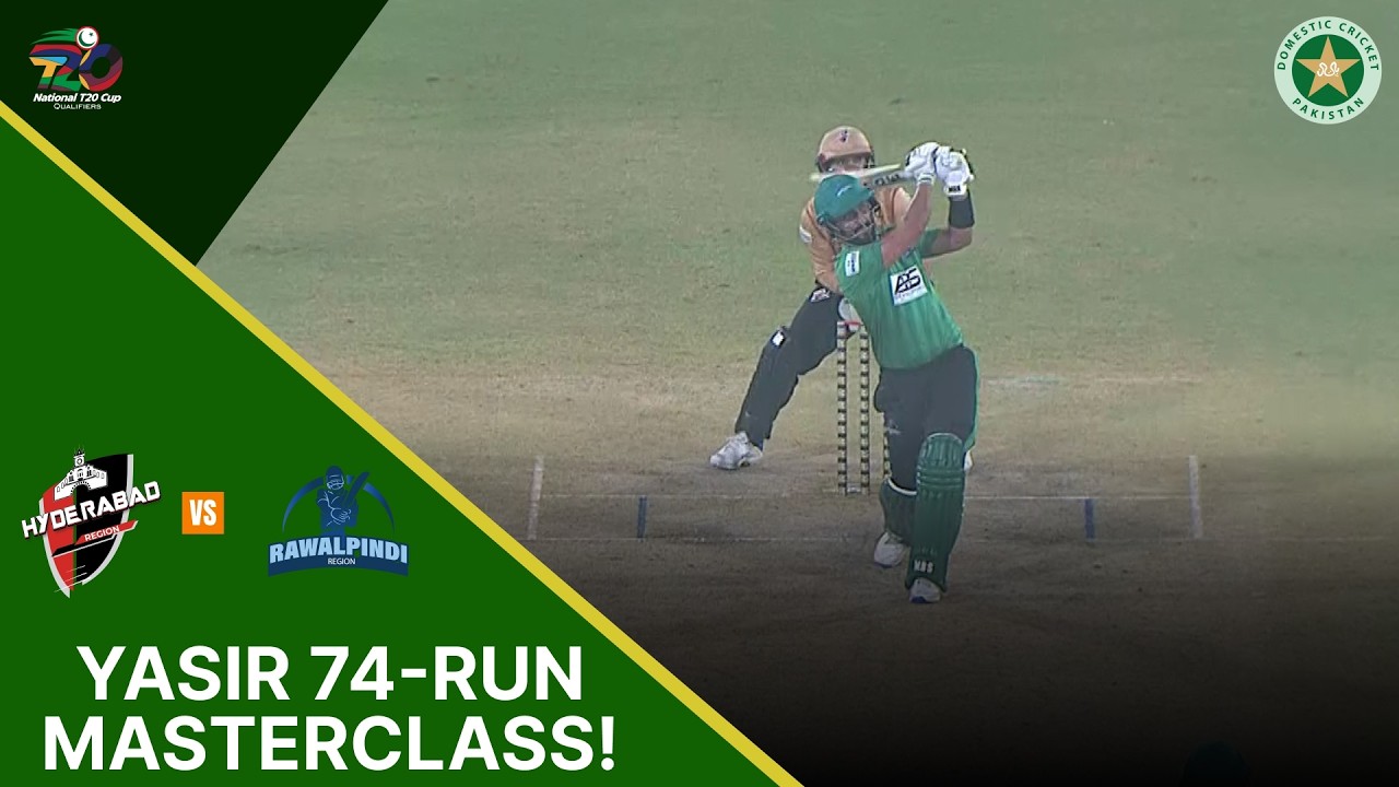 Yasir 74-run masterclass! | Hyderabad vs Rawalpindi | ABS Developers NT20 Qualifier | M20 | MZA1J