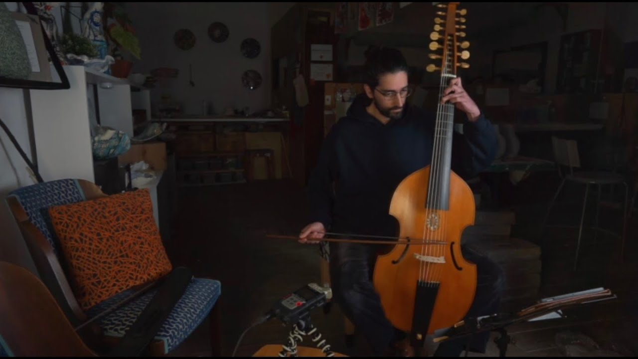 Prélude de Demachy - Viole de gambe à cordes sympathiques réalisée par Edward Klose