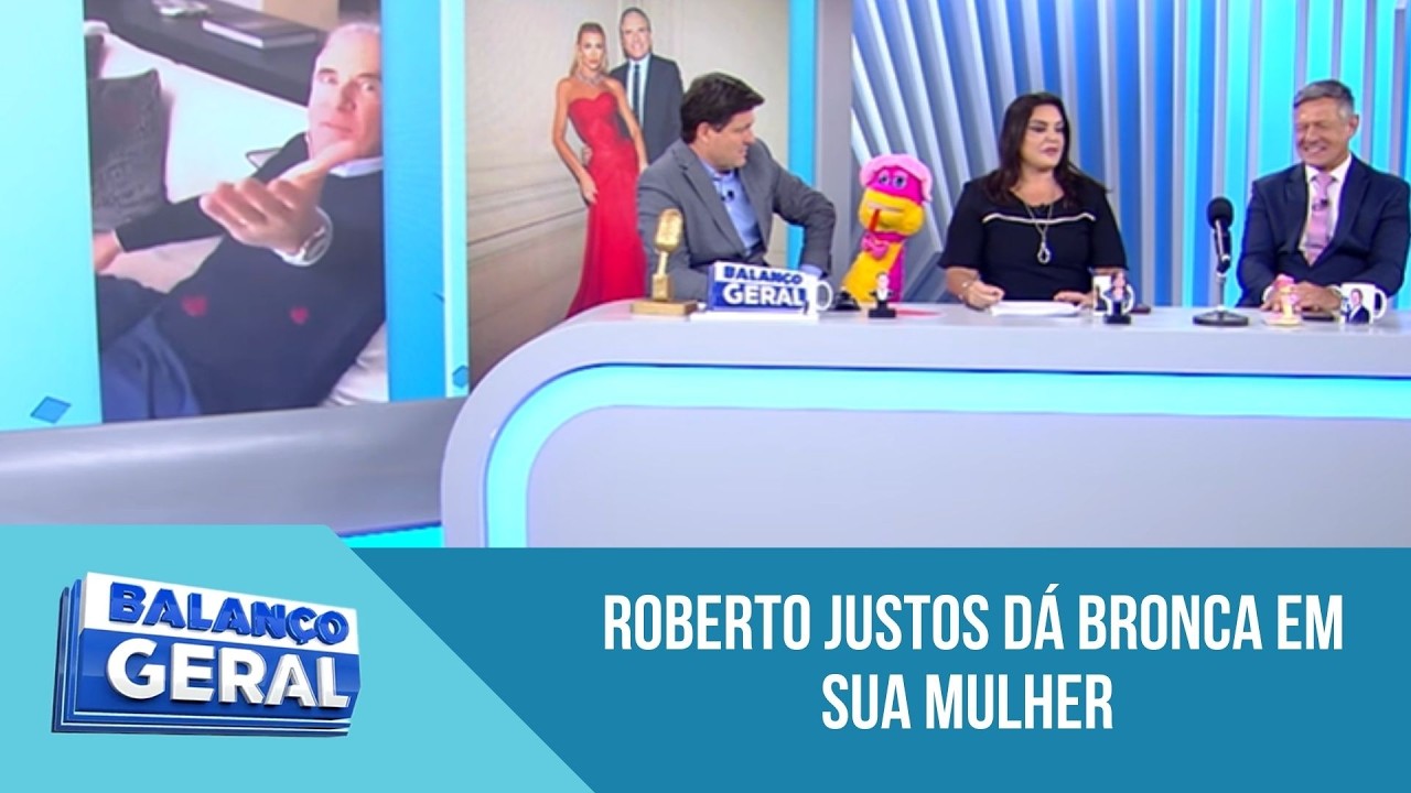 Roberto Justus aparece chateado no vídeo e dá bronca na esposa 