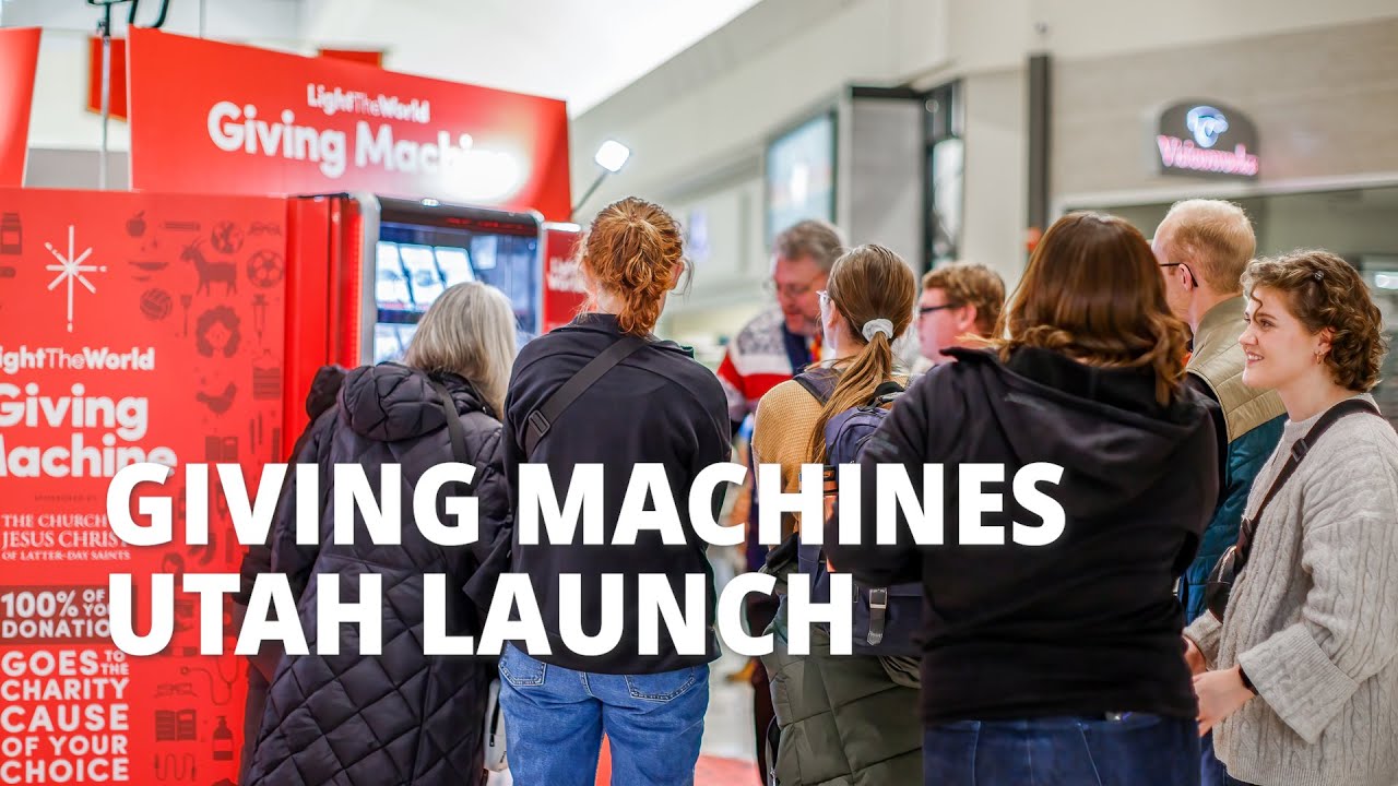 Light the World Giving Machines Launch in Utah