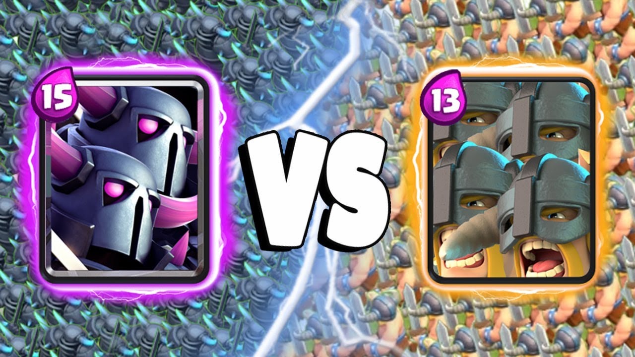 2 PEKKA VS 2 ELITE BARBARIANS - Clash Royale Battle