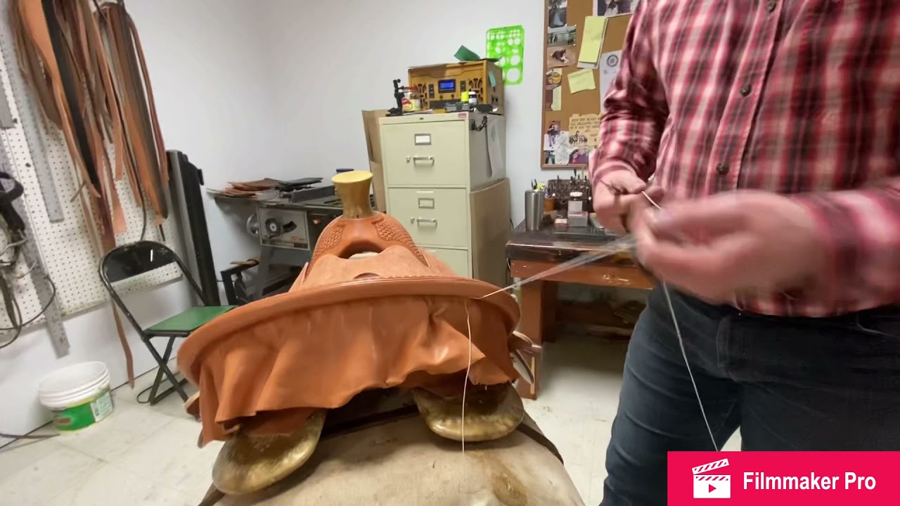 How to Stitch A Cantle Binding