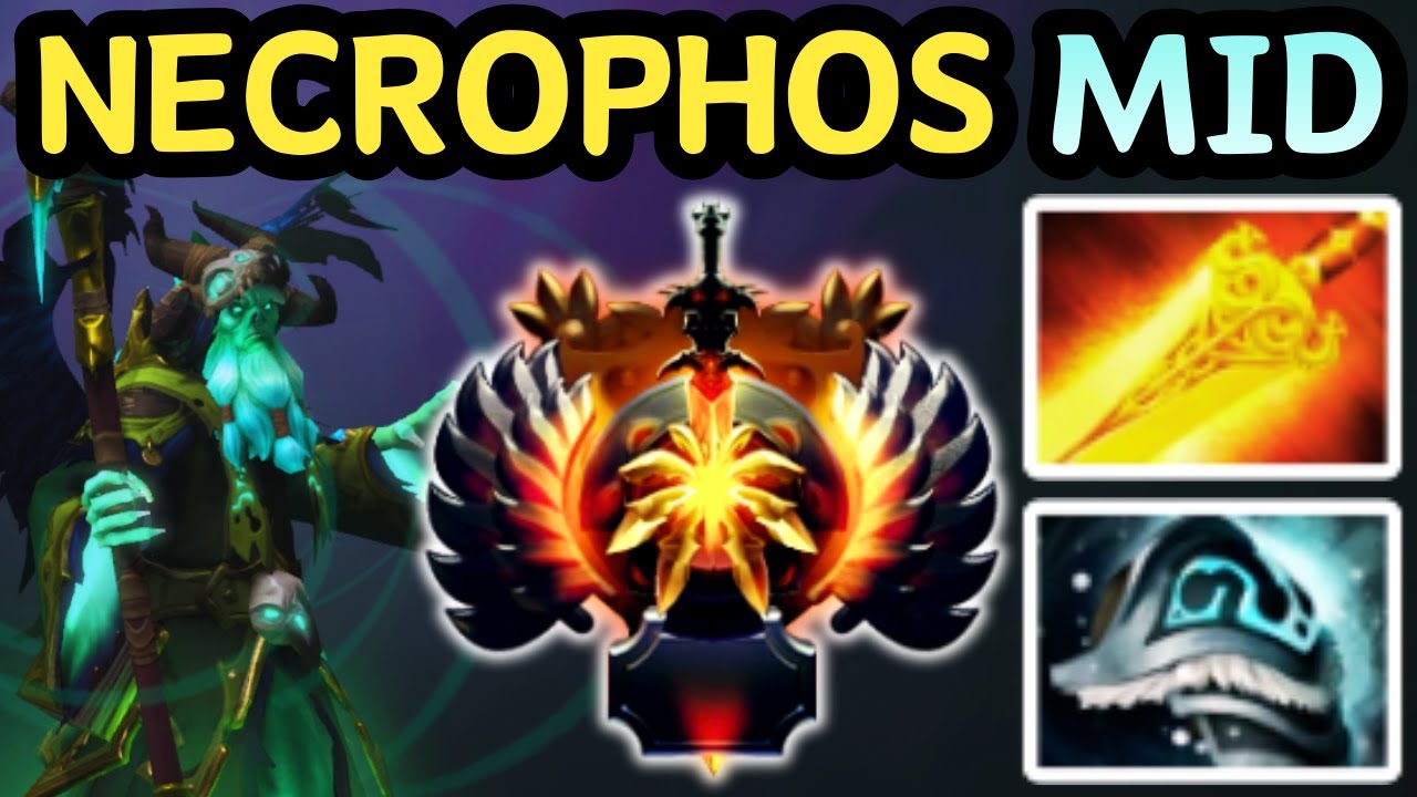 🔥 NECROPHOS MID UNKILLABLE AND UNIGNORABLE | DOTA 2 GAMEPLAY 🔥