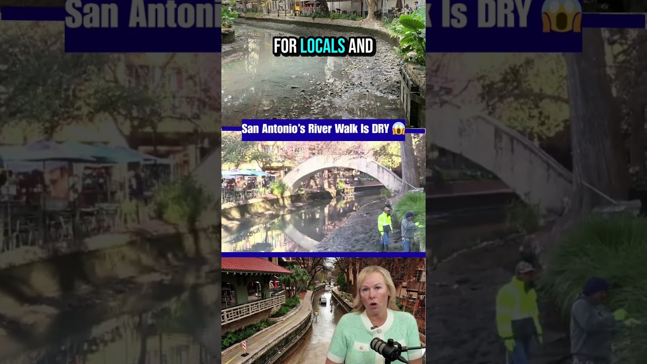 If you’re downtown this week and notice the River Walk looking... dry, here’s why 👀