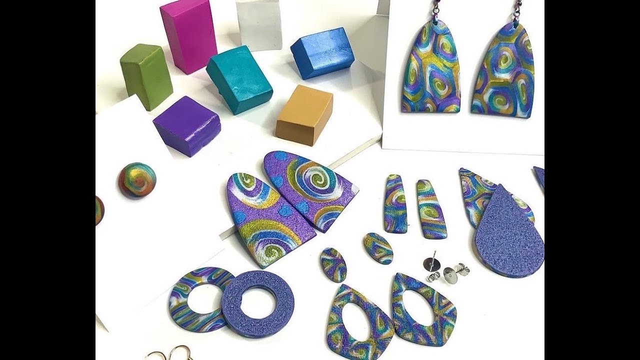 Polymer Clay EARRINGS Workshop - All Levels