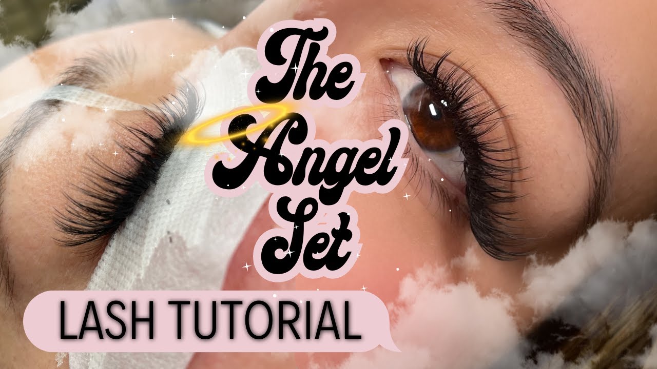 wispy volume lash tutorial (angel set)