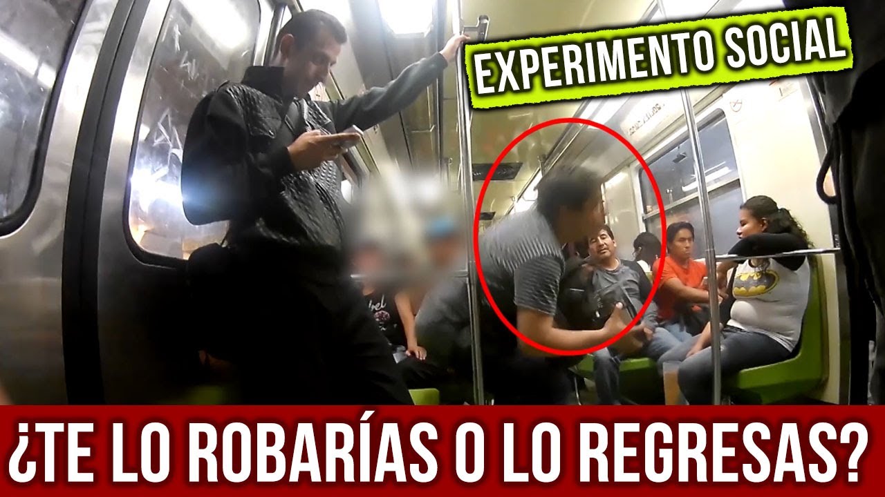 ¿Que tan honrados somos? // Experimento social en el metro  // Mensajeros urbanos